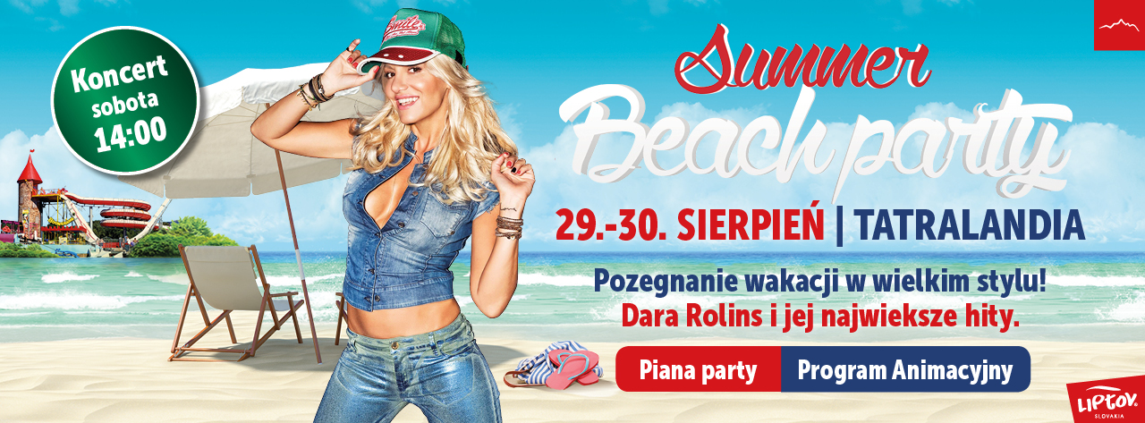 Summer Beach party w Tatralandii