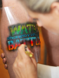 Water Battle Tatralandia<p>Kolorowe tatuaże odznaczały uczestników Bitwy Wodnej w Tatralandii.<p>
